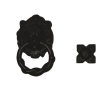 Lions head door knocker