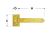 Gate hinge, heavy