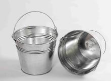 Galvanized buckets