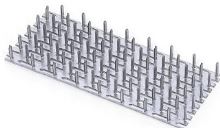 Jointing plate - single spikes DS length 76,2x203x1