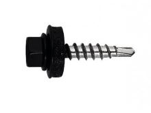 Roofing screw RAL9005 red