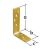 Reinforced angle bracket KB, yellow