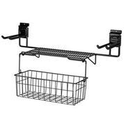 Shelf with basket