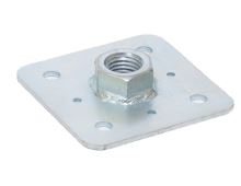 Plate for pillar base M24 (with welded nut)