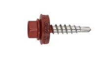 Roofing screw RAL3009 red