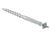 Adjustable ground screw with pilar base,hot deep galv850x225x110mm