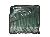 Ring spanners, Chrome vanadium 8 parts, set