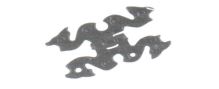 Decorative hinge forged Decorative hinge forged