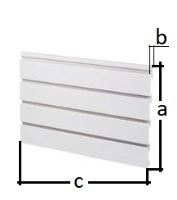 PVC Panel (Grey) 1,2m