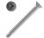 Self drilling screw 4,2x25, countersunk head, white galvanized, DIN 7504P