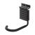 Vertical bike hook