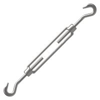 Turnbuckle, DIN 1480, hák hák, ZN