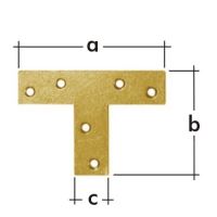Пластина кріпильна KT1 тип "T"